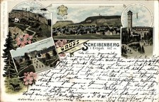 Litho Scheibenberg Erzgebirge