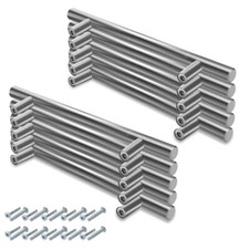 10X Möbelgriffe Stangengriff Griffe Relinggriff Türgriff Schrankgriff Edelstahl