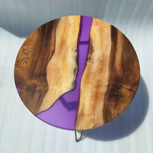 Epoxid table top - epoxid, side
