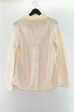 Bonita Damen Pullover Gr. M Oberteil Strickpullover Creme Rollkragen Polyacryl #