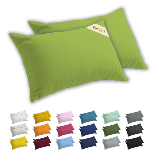 Kissenbezug 2er set jersey - kissenbezug,
