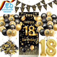 18. Geburtstag Deko Set