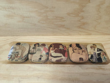 Vintage Heno de Pravia Seifen im Art Deco Stil Blechdosen 5 Stück á 14,5g