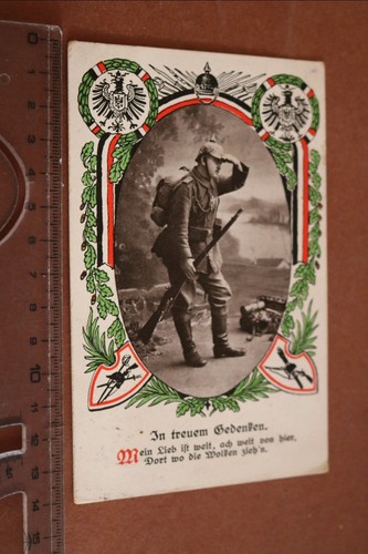 Tolle alte patriotische - patriotische, karte