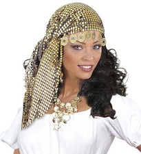 Zigeunerin Paillettentuch mit