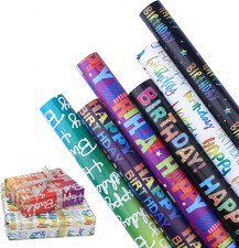 Geburtstag Geschenkpapier 6st