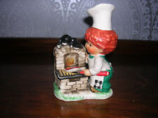 Porzellanfigur GOEBEL "Redheats BBQ" Entw. Charlot Byj, Germany 1975 unbeschädig
