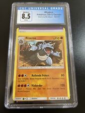 * Miscut Error * Rizeros 2017 Burning Shadows CGC 8.5 66/147 Deutsch Pokemon