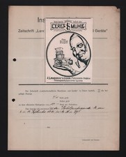 ARTERN, Rechnung 1913, Hermann Möbius Zeitschrift Landwirtschaftliche Geräte