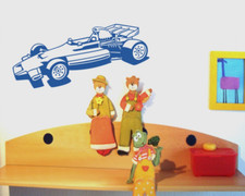 Formel 1 Wagen Wandtattoo