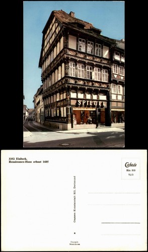 Ansichtskarte einbeck - ansichtskarte,