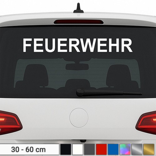 Feuerwehr aufkleber text - aufkleber,