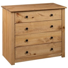 Kommode Sideboard Beistellschrank Nachttisch Standschrank mit 4 Schubladen