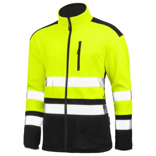 Warnschutz fleecejacke - warnschutz,