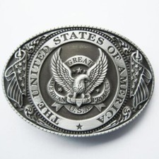 Buckle USA Wappen mit Adler