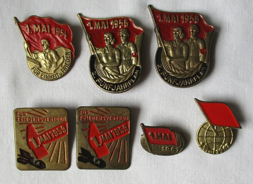 Seltene ddr mai abzeichen - ddr,