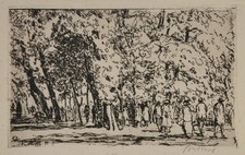 Erich Büttner/ Radierung