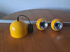 🟡🟡🟡 STAFF Vintage Lampen Set – Pendelleuchte + Deckenschiene+ 2 Kugellampen