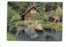 S156 AK Spreewald Blota Frauen in Tracht im Kahn gelaufen 1963