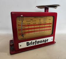 Briefwaage Waage Reichspost Post Polygraph Karl Marx Stadt DR Emailleschild