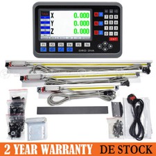 2/3 Achsen LCD DRO Anzeige Digitalanzeige Lineare Skala Scale 100-1000mm Lathe