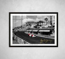 AYRTON SENNA MONACO SIGNIERTES