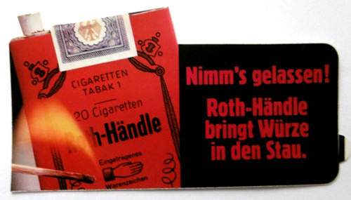 Werbe aufkleber roth - roth, händle