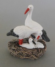 Storch mit Nest Storchennest