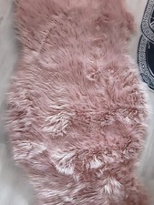 Mont chalet Fellteppich xxxl 300/80 altrosa neu