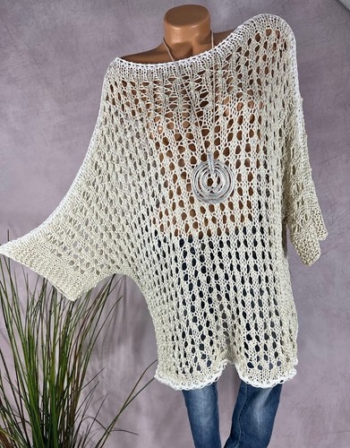 Neu häkel pullover top shirt - neu,