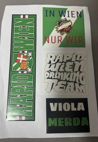 Rapid wien aufkleber - rapid,