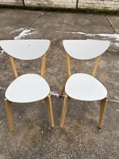 2 Stühle von Ikea Nordmyra, weiß, zur Selbstabholung