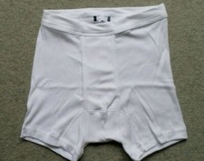 7er- Pack Herrenschlüpfer Beinschlüpfer Boxershorts Weiß Baumwolle Gr.-5 NEU 3-3