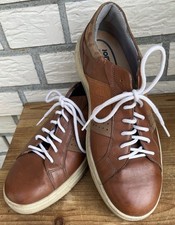Jomos-Herren Sneaker-aircomfort-Leder-braun-Gr. 44-wie NEU
