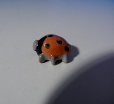 Kleiner alter * Marienkäfer * Keramik * Liezen * 2,3cm * ca. 1950/60er Jahre