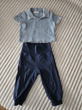 Set Rabbit&Bear Bio Baumwolle T-Shirt Strick Kanz GR 74