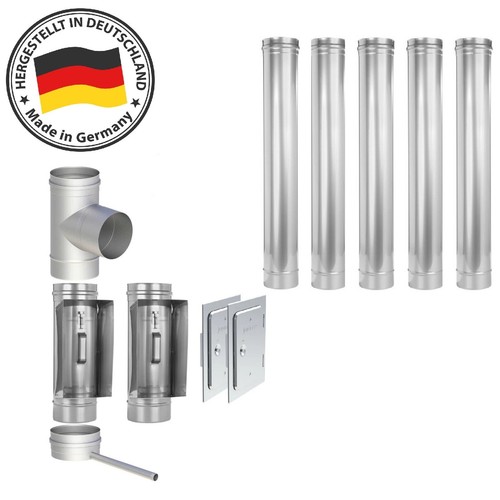 Edelstahl schornstein kamin - edelstahl,