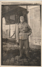 Wehrmacht Soldat in Frankreich mit Luftschutzraum Plakat 2WK Foto