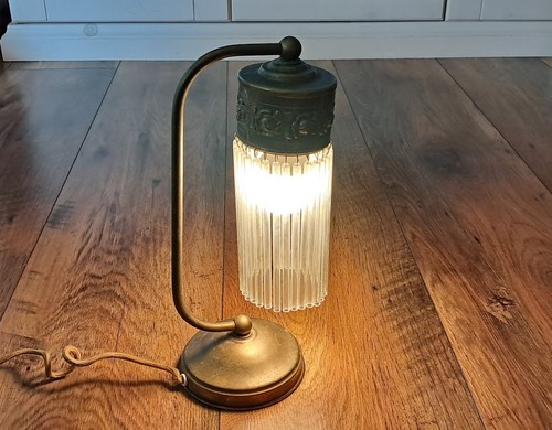 Antike messing tischlampe - antike,