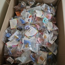 Wahnsinn - 200 Stück Latex Kirsch Schnuller Nuckel - OVP - vintage