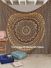 Indian Gold Ombre Mandala