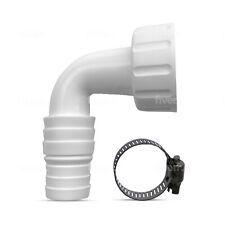 Winkelanschluss 1 Zoll für Wandeinbau Siphons, Waschmaschin-Geräteanschlusstülle