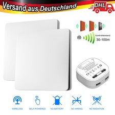 Funkschalter Set Funk Lichtschalter Ohne batterie für Lampe Keine Verkabelung