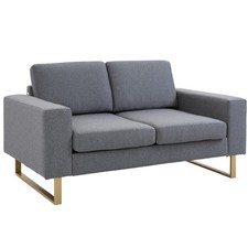 Sofa-2 Sitzer Couch Stoffsofa Eckcouch Sitzmöbel Polstersofa Loungesofa Armlehne