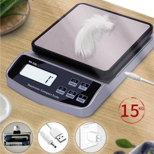 Küchenwaage digital 15kg - küchenwaage, 15kg/1g