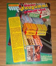 Seltene Werbung WRIGLEY'S DOUBLEMINT JUICY FRUIT FREIDENT HUBBA BUBBA 1986