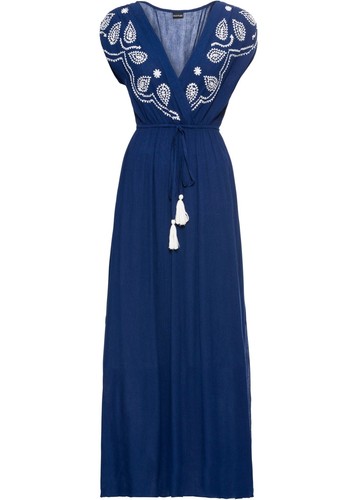 Maxikleid mit stickerei - stickerei, gr.