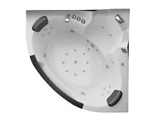 Whirlpool, 2-Personen ,Badewanne, Eckwanne Villa Carlotta 1,4m Eckbadewanne Spa