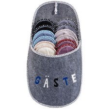 Gästepantoffel abs 6er set - abs,