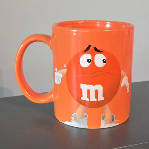 Tasse becher orange - m&m’s,